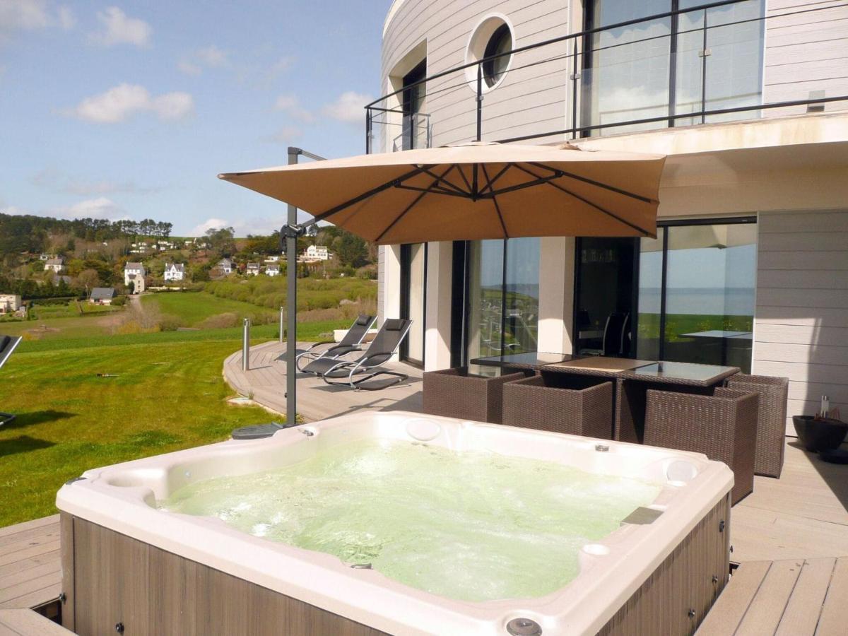 Panoramic Sea View And Jacuzzi, Premium, Telgruc-Sur-Mer Kültér fotó