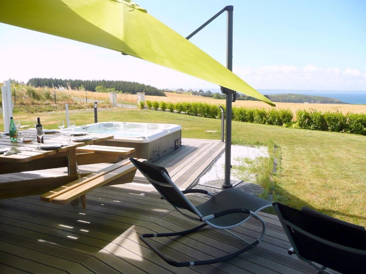 Panoramic Sea View And Jacuzzi, Premium, Telgruc-Sur-Mer Kültér fotó