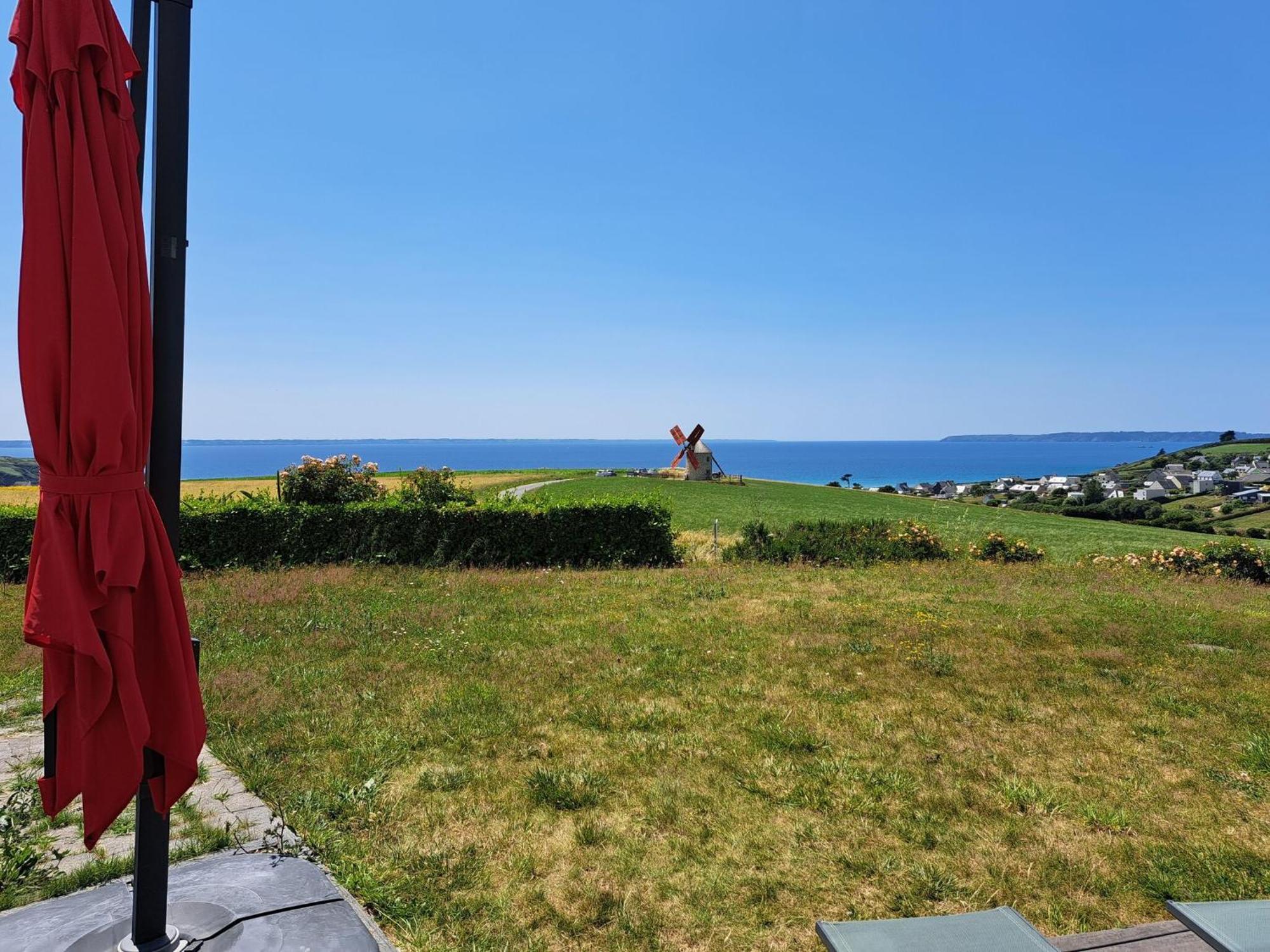 Panoramic Sea View And Jacuzzi, Premium, Telgruc-Sur-Mer Kültér fotó